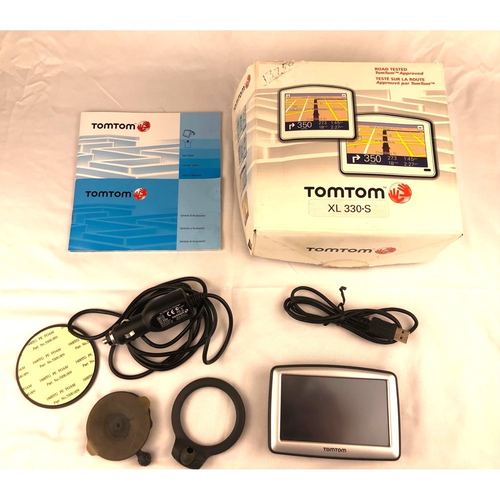 TomTom XL 330-S GPS Navigation System USA & Canada Maps v715 – Tested, Works
